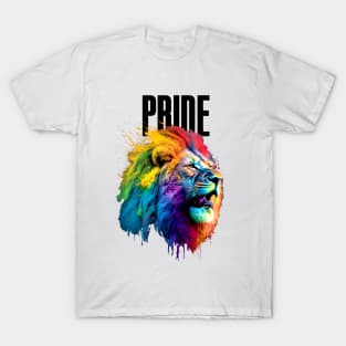 LGBTQ+ Gay Pride Month: Proud Lion T-Shirt